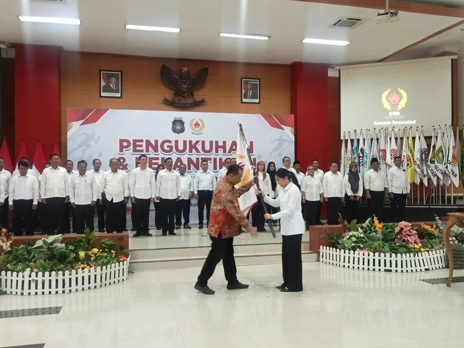 Pengurus baru KONI Kota Blitar periode 2026–2030 langsung mendapat pekerjaan besar