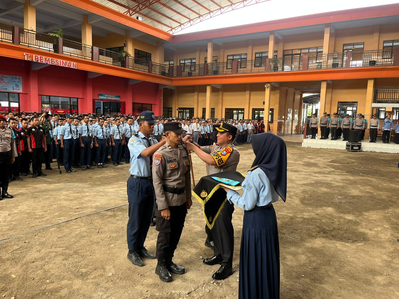 Polres Blitar pun turun tangan dengan membentuk Satgas Pre-emptive Strike Polisi Jogo Sekolah